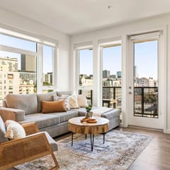 Light-Filled 2BD | Free Parking | Hot tub + Gym
