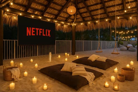 Beachfront Oasis w/ HTD Pool Cinema Game-Room Tiki