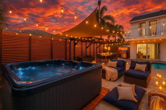 Beachfront Oasis w/ HTD Pool Cinema Game-Room Tiki