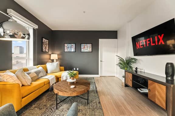 Light-Filled 2BD in K-Town | Parking, Gym & Pool