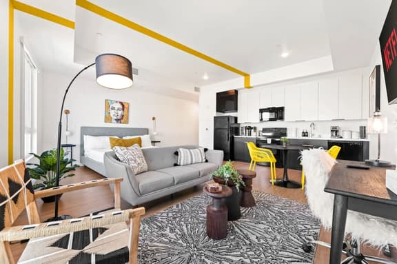 Stylish Studio with Sweeping City Views in DTLA